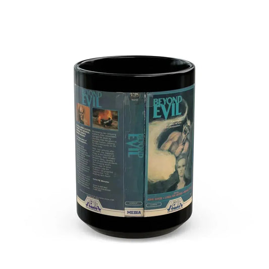 BEYOND EVIL (VHS COVER) - Black Coffee Mug 15oz - Go Mug Yourself
