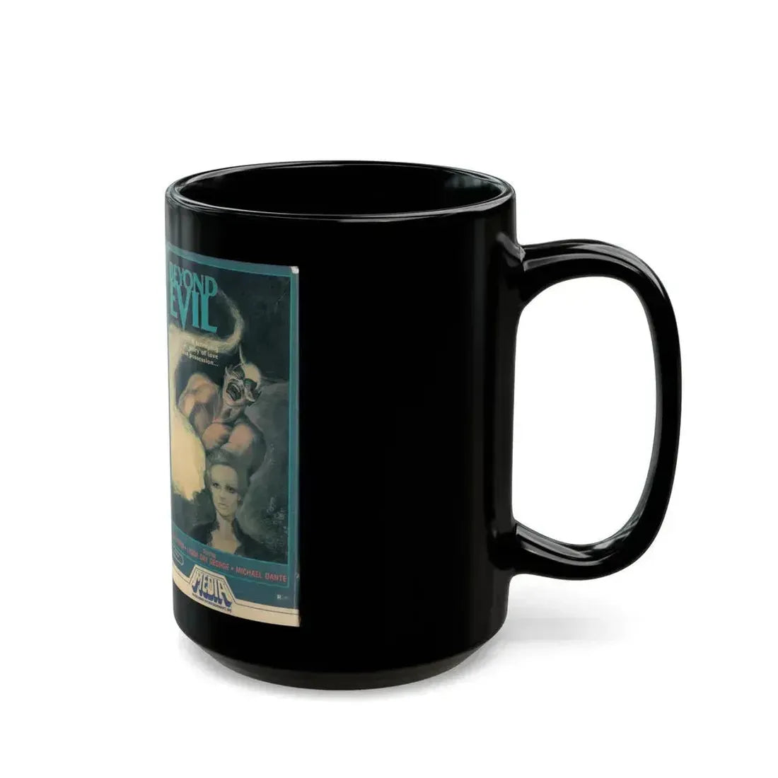 BEYOND EVIL (VHS COVER) - Black Coffee Mug - Go Mug Yourself