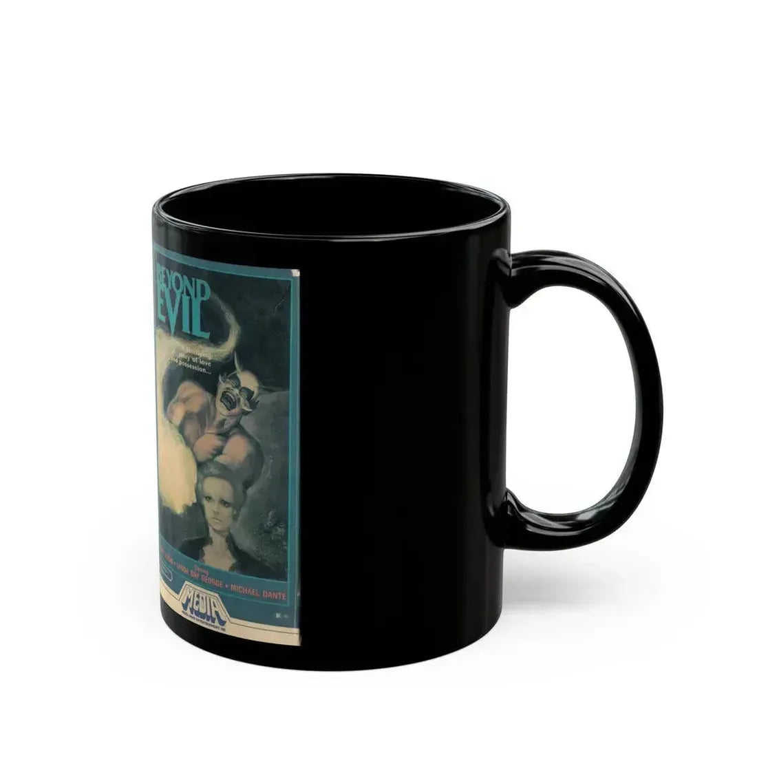 BEYOND EVIL (VHS COVER) - Black Coffee Mug - Go Mug Yourself