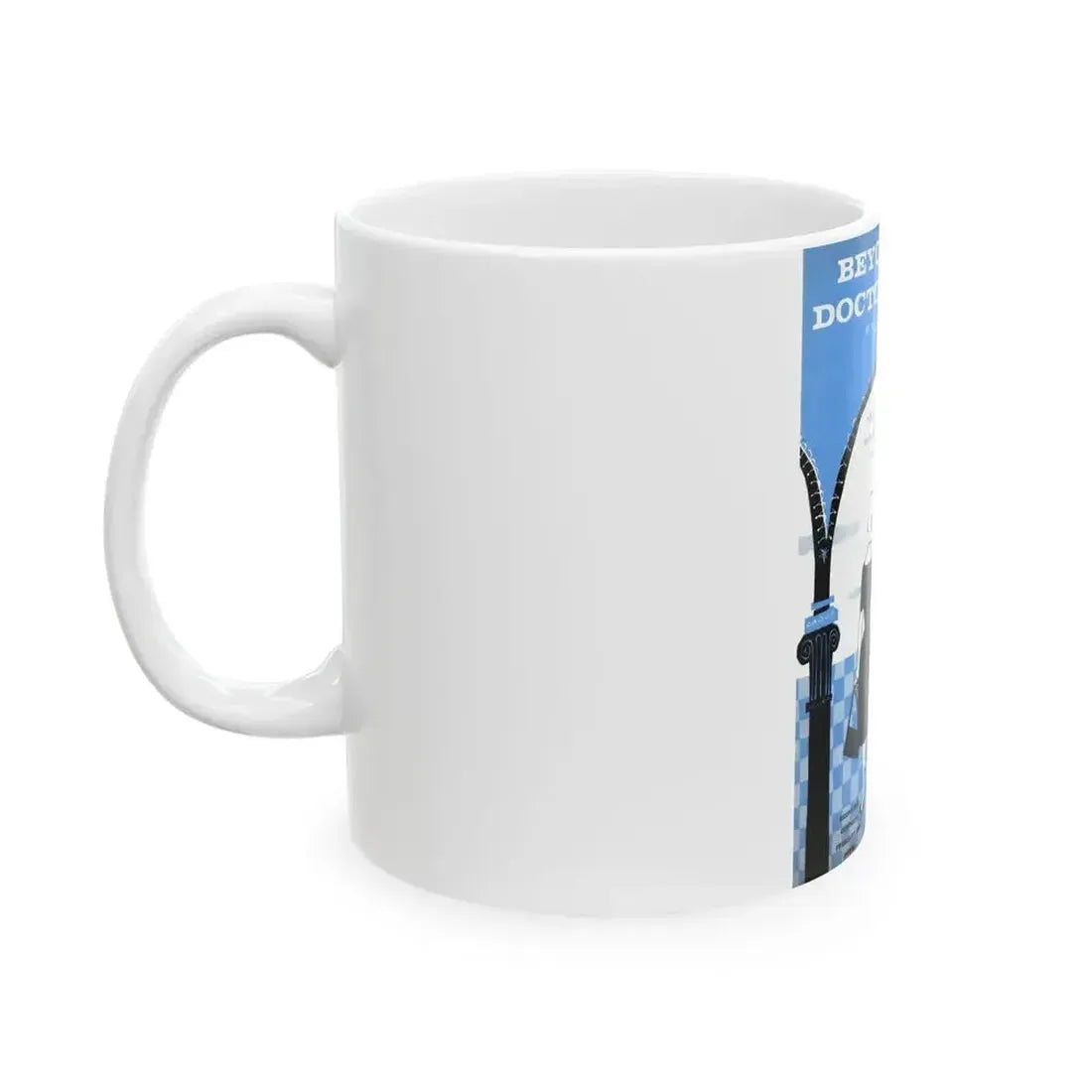 Beyond The Doctor's Door, Redbook, February 1957 - White Coffee Mug - Go Mug Yourself