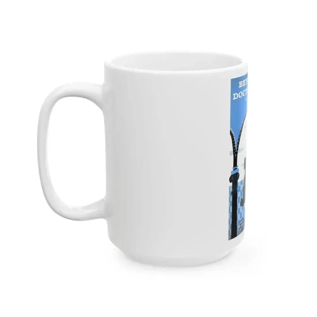 Beyond The Doctor's Door, Redbook, February 1957 - White Coffee Mug - Go Mug Yourself
