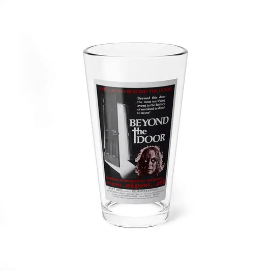 BEYOND THE DOOR 1974 Movie Poster - Pint Glass 16oz 16oz - Go Mug Yourself