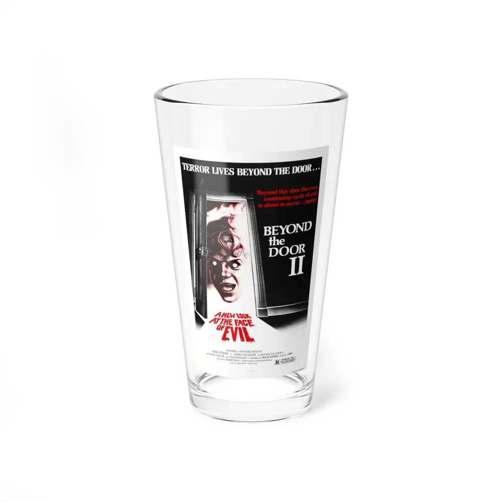 BEYOND THE DOOR II aka SHOCK 1977 Movie Poster - Pint Glass 16oz-16oz-Go Mug Yourself