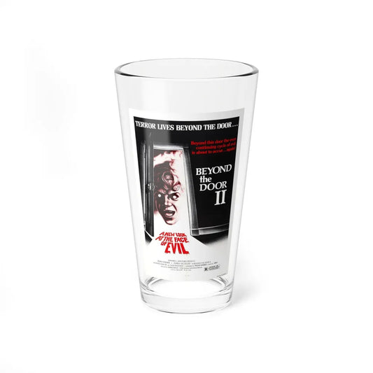 BEYOND THE DOOR II aka SHOCK 1977 Movie Poster - Pint Glass 16oz-16oz-Go Mug Yourself