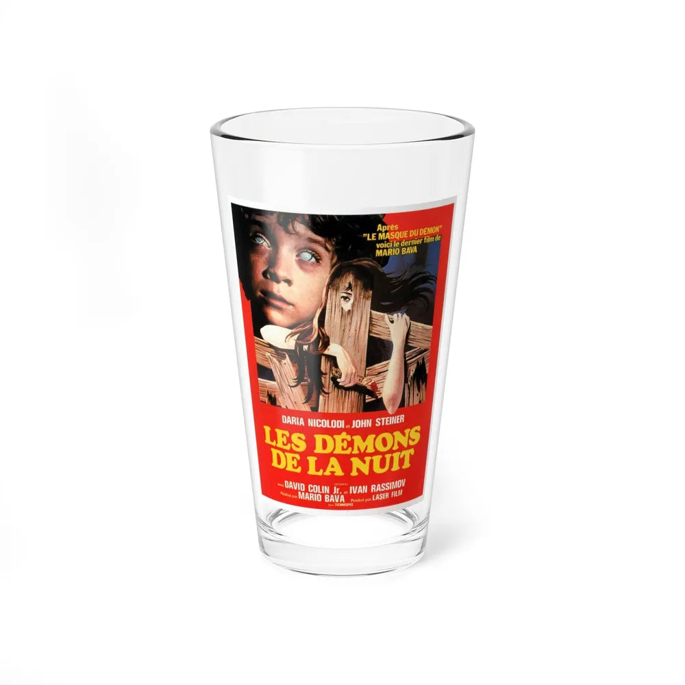 BEYOND THE DOOR II aka SHOCK (FRENCH) 1977 Movie Poster - Pint Glass 16oz-16oz-Go Mug Yourself