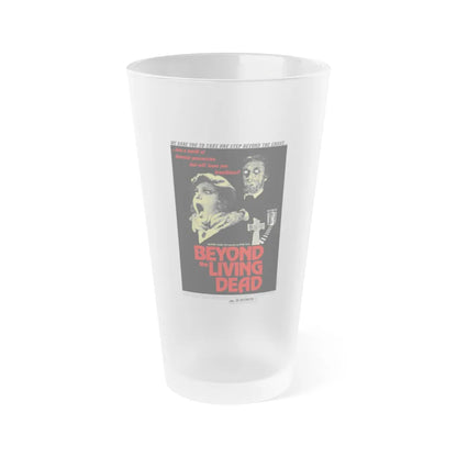 BEYOND THE LIVING DEAD (THE HANGING WOMAN) 1973 Movie Poster - Frosted Pint Glass 16oz-Go Mug Yourself