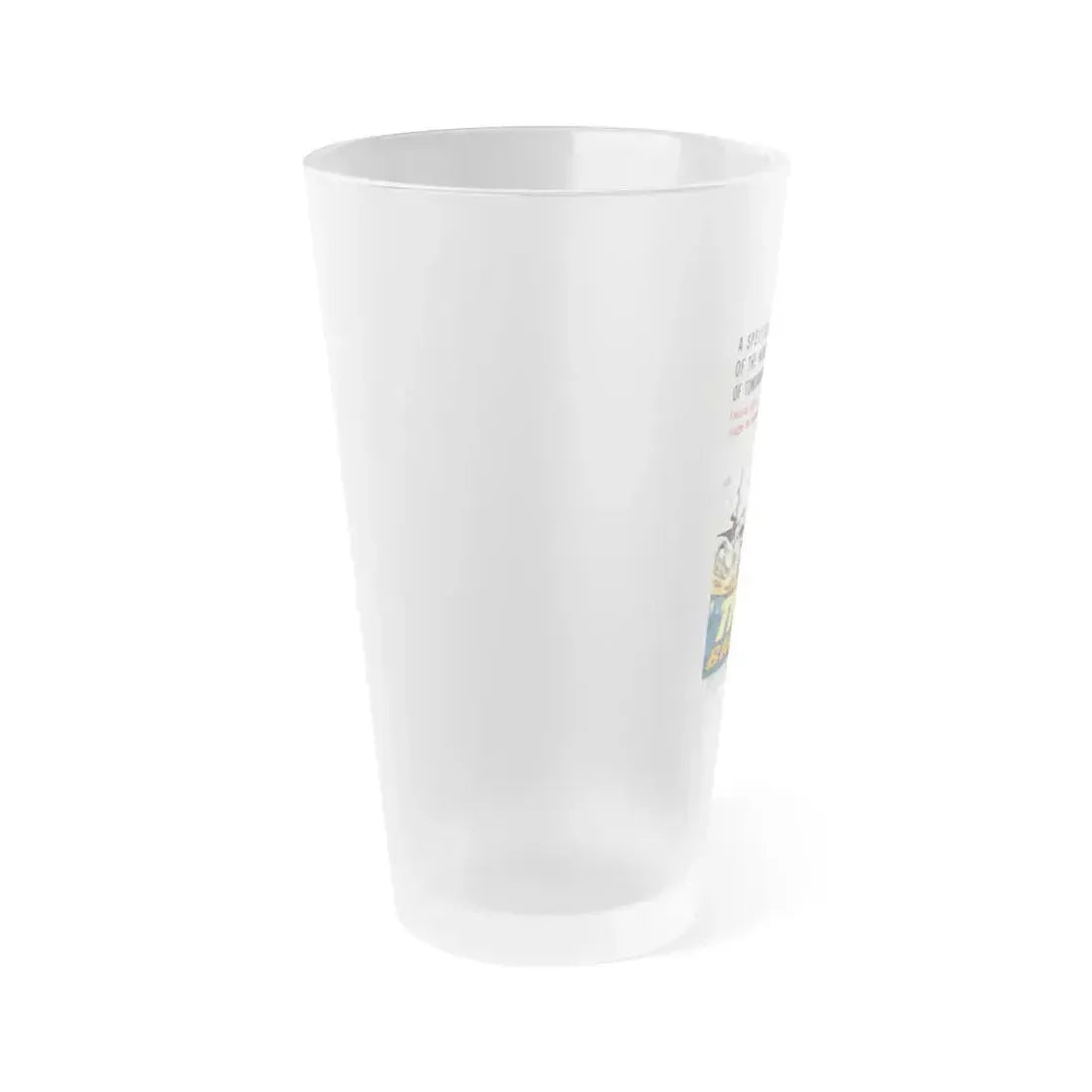 BEYOND THE TIME BARRIER (2) 1960 Movie Poster - Frosted Pint Glass 16oz - Go Mug Yourself