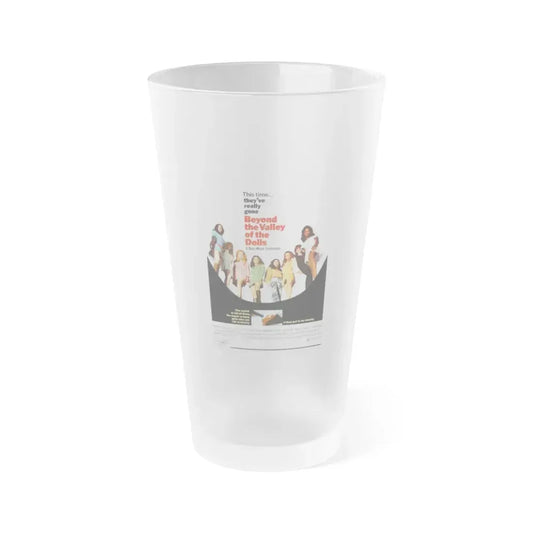 BEYOND THE VALLEY OF THE DOLLS 1970 Movie Poster - Frosted Pint Glass 16oz Default Title - Go Mug Yourself