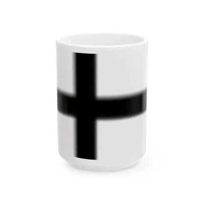 Bezen Perrot flag (Belgium) White Coffee Mug 15oz - Go Mug Yourself