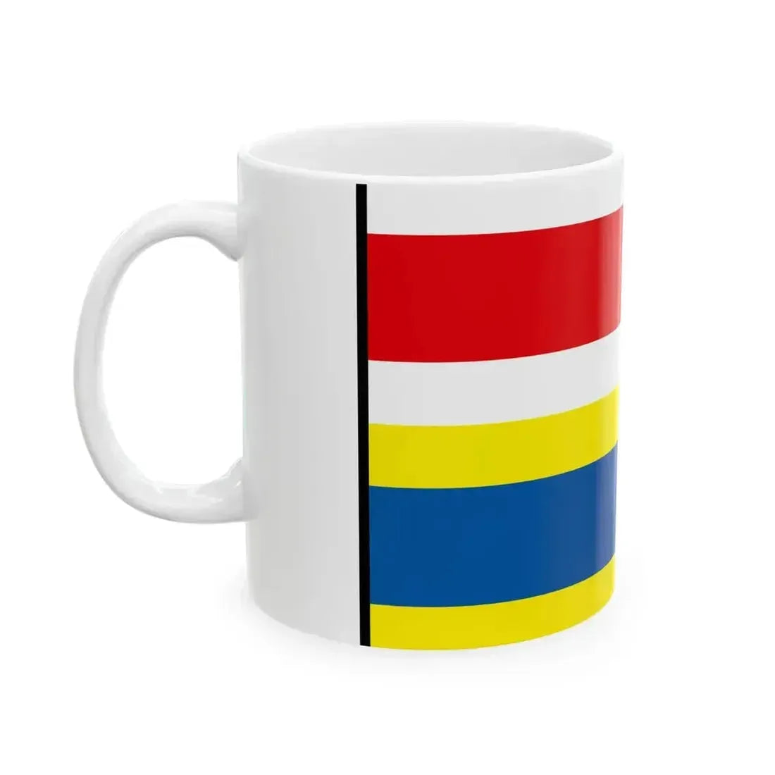 Bezovce Sobrance Flag (Slovakia) White Coffee Mug - Go Mug Yourself