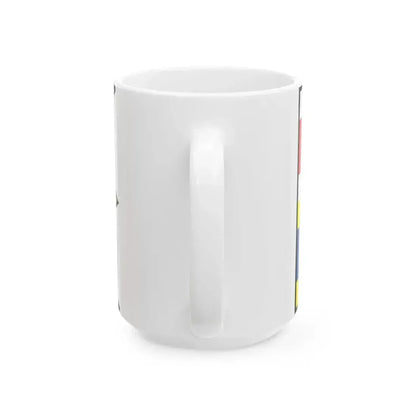 Bezovce Sobrance Flag (Slovakia) White Coffee Mug - Go Mug Yourself