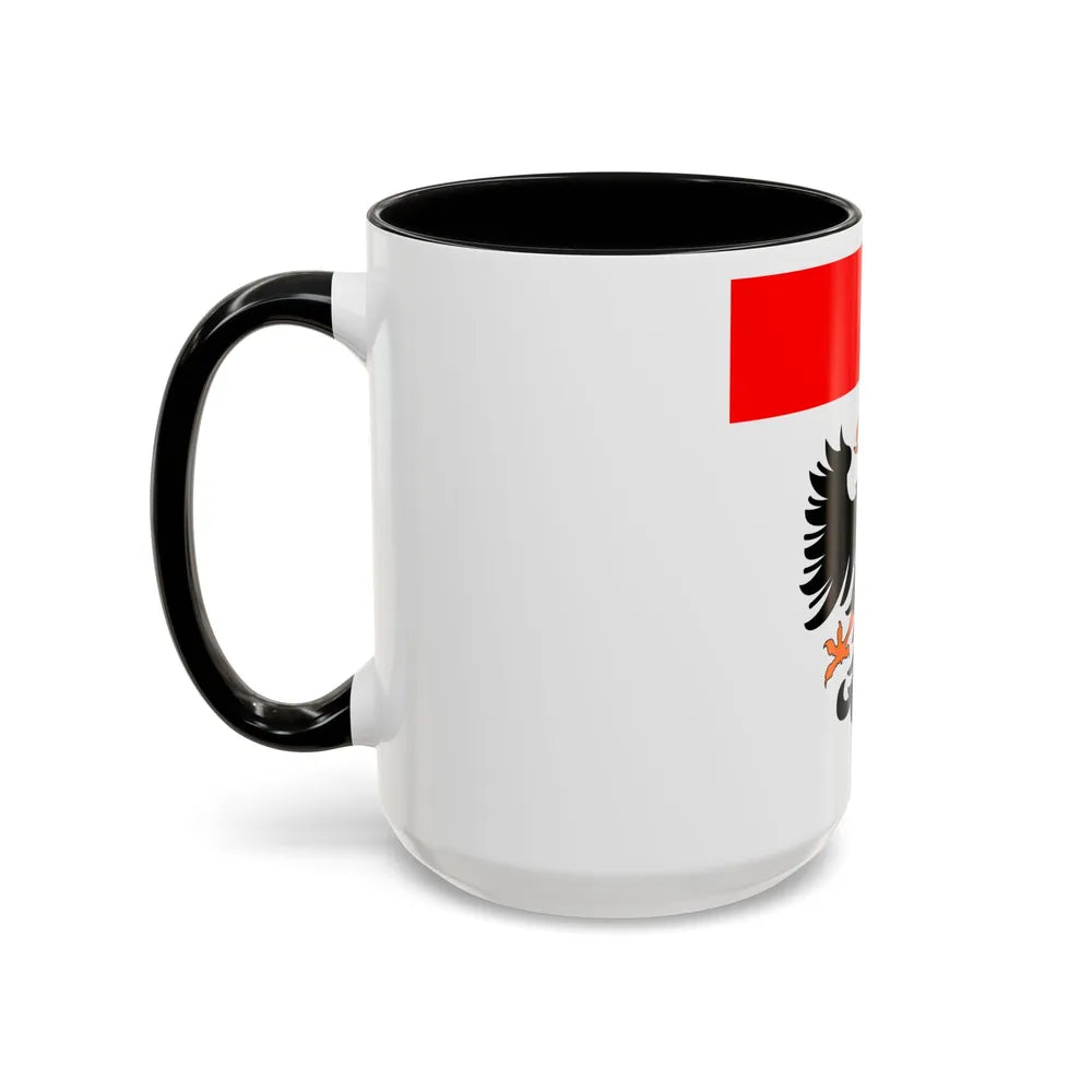 Flag of Aarau Switzerland - Accent Coffee Mug-Go Mug Yourself