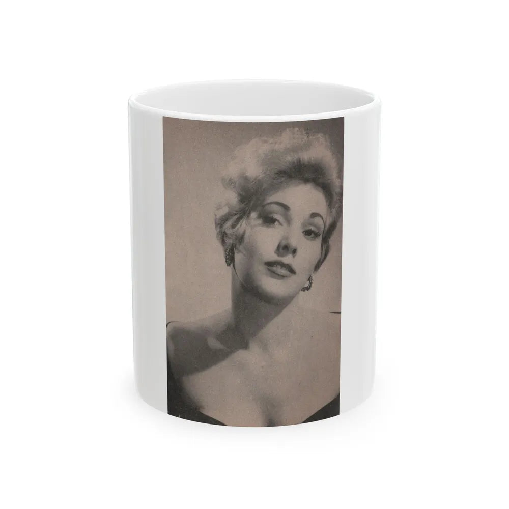 Kim Novak #173 - Scanned Mag. 66 Photos (Vintage Female Icon) White Coffee Mug-11oz-Go Mug Yourself