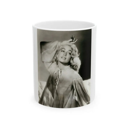 Dorothy Malone #165 (Vintage Female Icon) White Coffee Mug-11oz-Go Mug Yourself