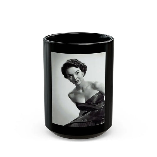 Kathryn Grant #98 (Vintage Female Icon) Black Coffee Mug-15oz-Go Mug Yourself