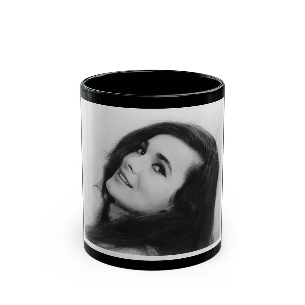 Gila Golan #102 (Vintage Female Icon) Black Coffee Mug-11oz-Go Mug Yourself