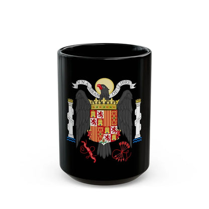 Coat of Arms of Spain (1939-1945) - Black Coffee Mug-15oz-Go Mug Yourself