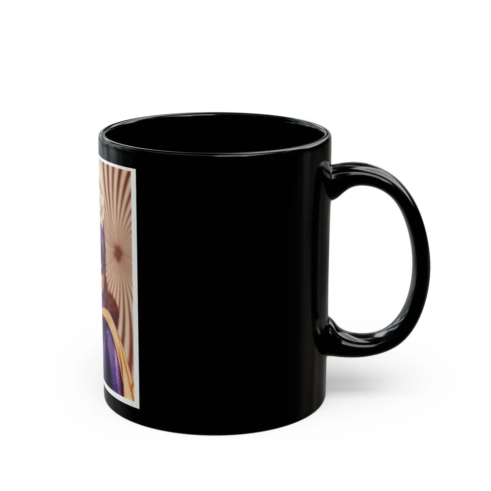 Yvonne Craig #202 - Batgirl Photo (Vintage Female Icon) Black Coffee Mug-Go Mug Yourself