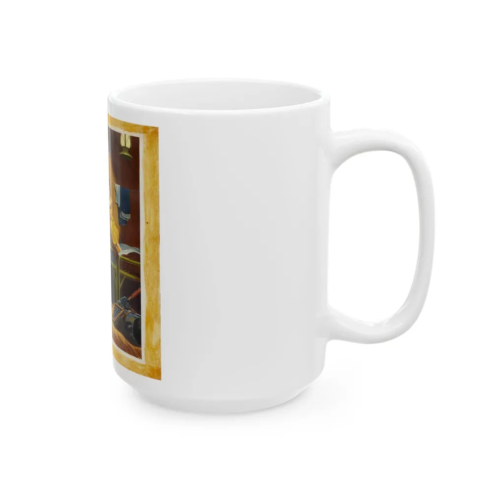 Camp Wickie, Illustration - White Coffee Mug-Go Mug Yourself