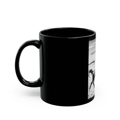 Crazy Over Horses, Calling All Girls, August 1946 - Black Coffee Mug-Go Mug Yourself