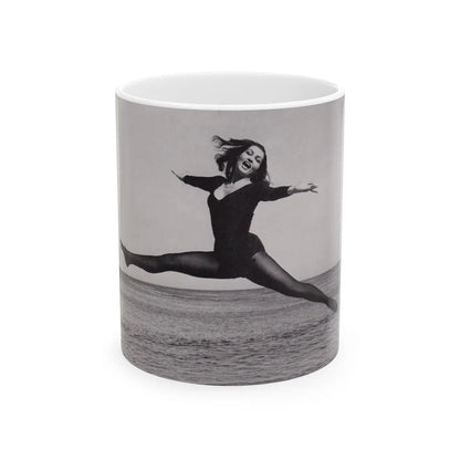 Julie Newmar #378 (Vintage Female Icon) White Coffee Mug-11oz-Go Mug Yourself