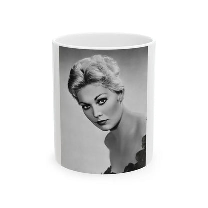 Kim Novak #284 (Vintage Female Icon) White Coffee Mug-11oz-Go Mug Yourself