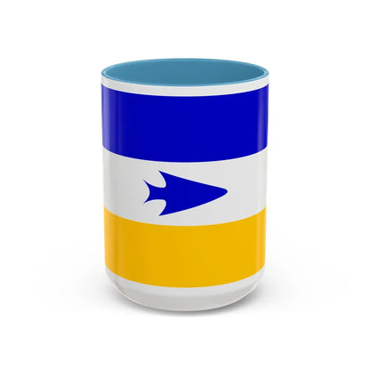 Flag of Mapuche - Accent Coffee Mug-15oz-Light Blue-Go Mug Yourself