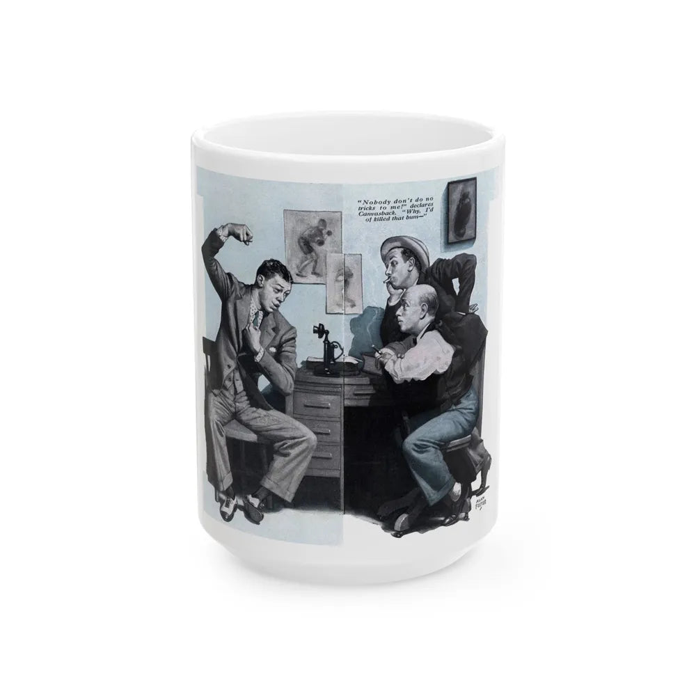 Forgotten Manslaughter (1), Redbook, December 1933 - White Coffee Mug-15oz-Go Mug Yourself