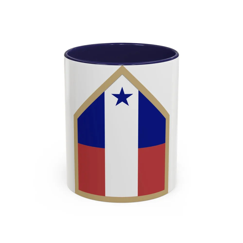 Northwest Service Command (U.S. Army) Accent Coffee Mug-11oz-Navy-Go Mug Yourself