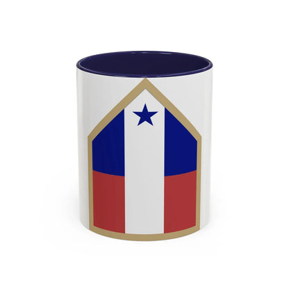 Northwest Service Command (U.S. Army) Accent Coffee Mug-11oz-Navy-Go Mug Yourself