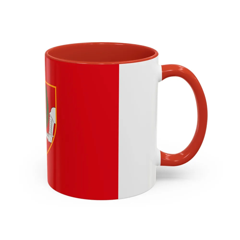 Flag of Birgu Malta - Accent Coffee Mug-Go Mug Yourself