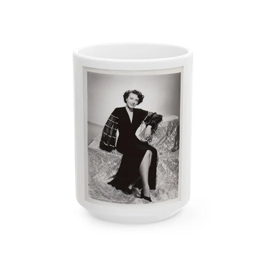 Paula Raymond #29 (Vintage Female Icon) White Coffee Mug-15oz-Go Mug Yourself