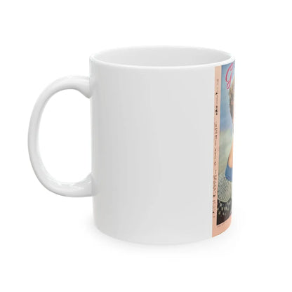 Terry Moore #98 - Japanese Magazine Cover (Vintage Female Icon) White Coffee Mug-Go Mug Yourself