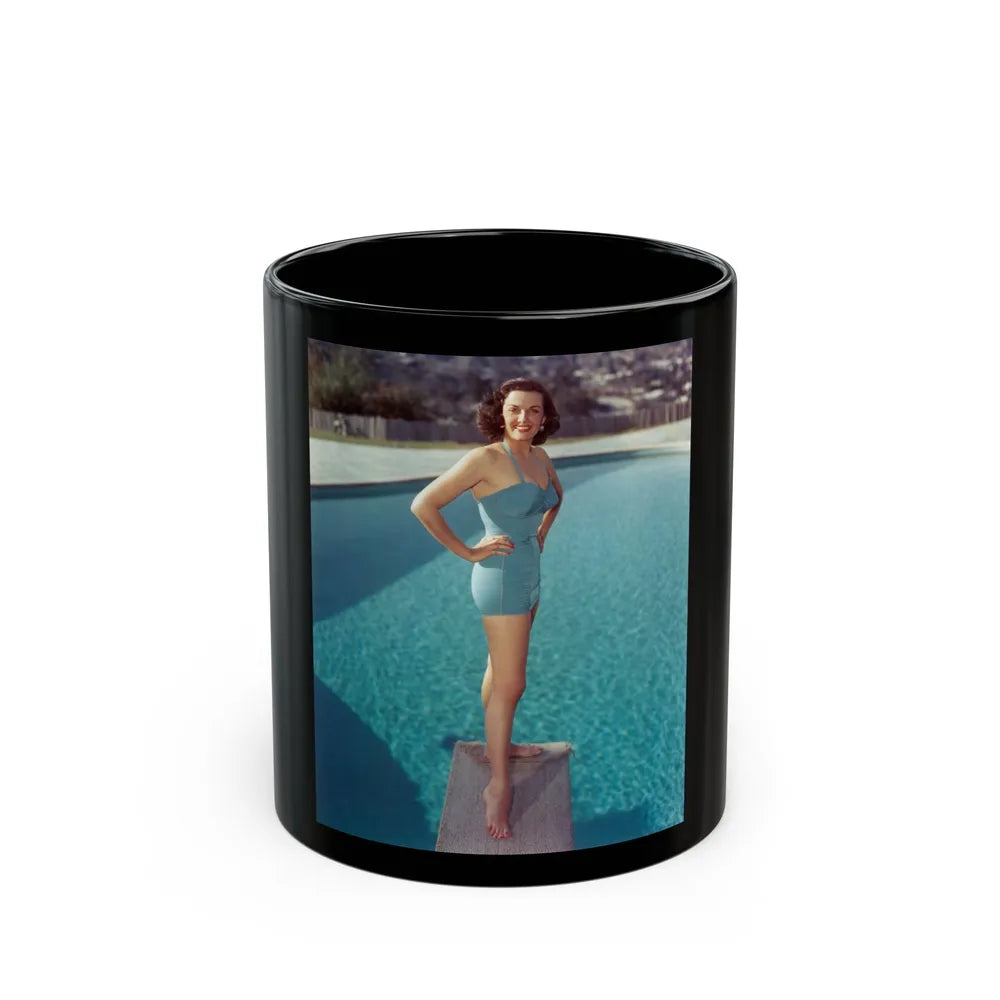 Jane Russell #230 (Vintage Female Icon) Black Coffee Mug-11oz-Go Mug Yourself