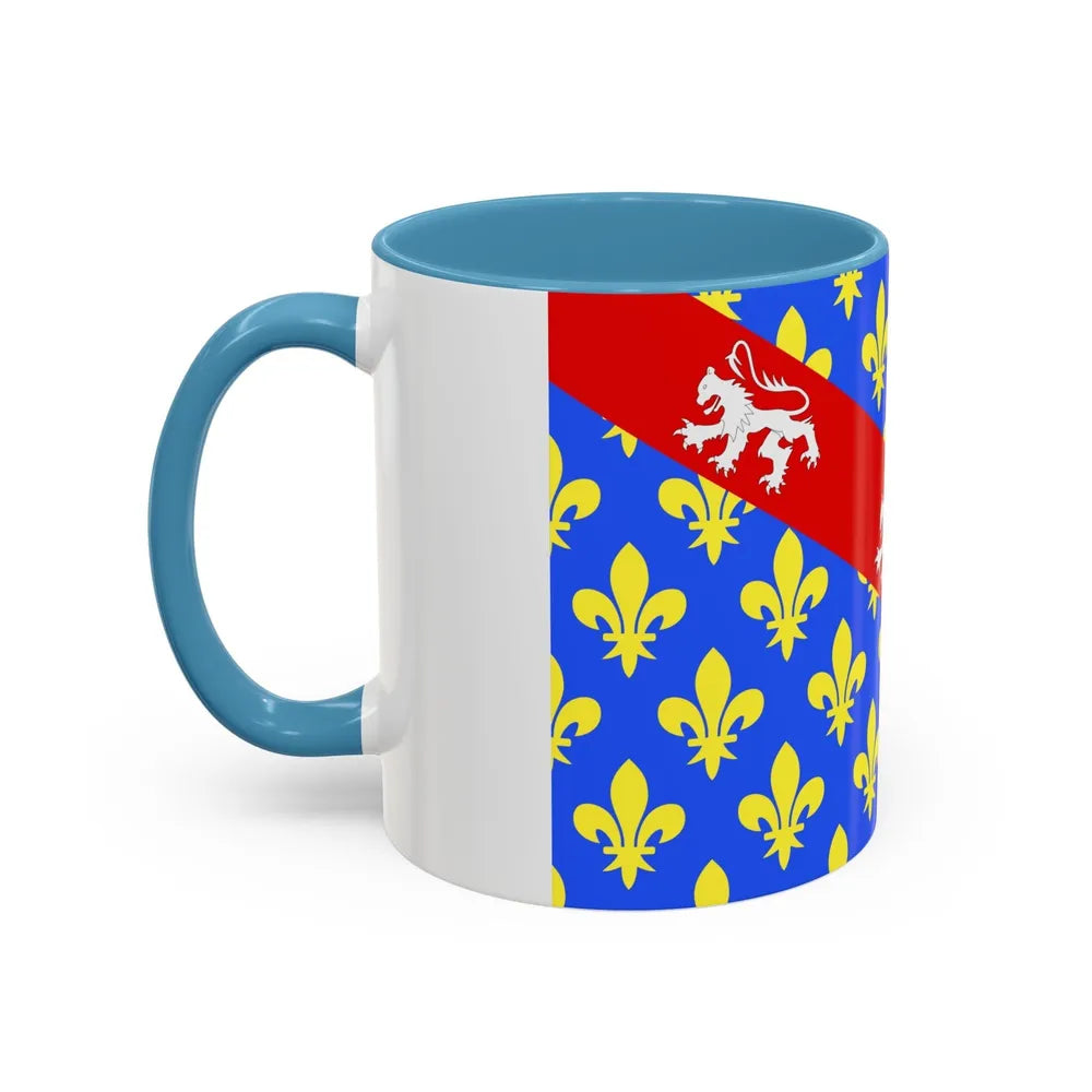 Flag of Creuse France - Accent Coffee Mug-Go Mug Yourself