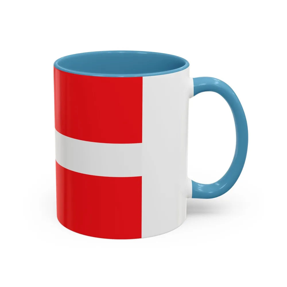 Flag of Gori Georgia - Accent Coffee Mug-Go Mug Yourself