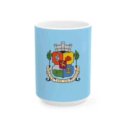 BG Sofia flag (Bulgaria) White Coffee Mug 15oz - Go Mug Yourself