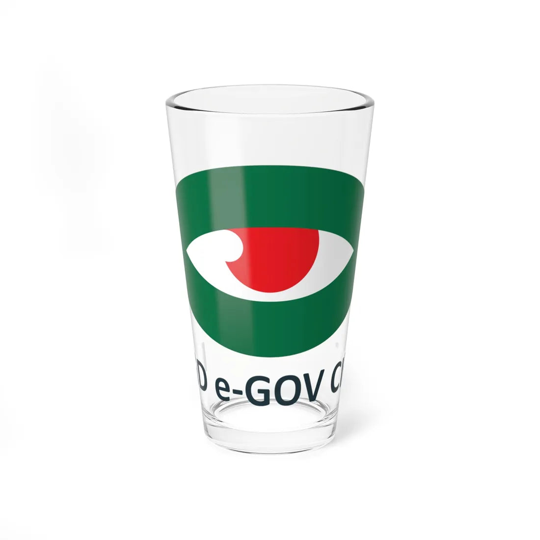 BGD e-Gov CIRT Emblem (Bangladesh) (Coat of Arms) Pint Glass 16oz 16oz - Go Mug Yourself