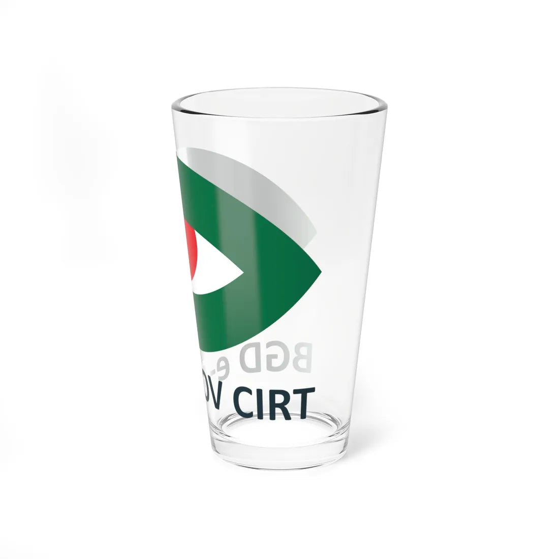 BGD e-Gov CIRT Emblem (Bangladesh) (Coat of Arms) Pint Glass 16oz - Go Mug Yourself