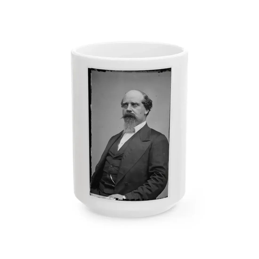 B.H. Robertson (U.S. Civil War) White Coffee Mug 15oz - Go Mug Yourself