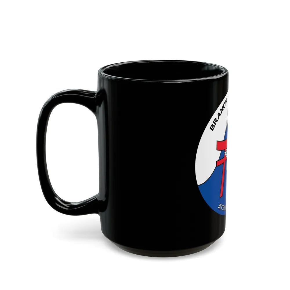 BHC Atsugi Japan (U.S. Navy) Black Coffee Mug-Go Mug Yourself