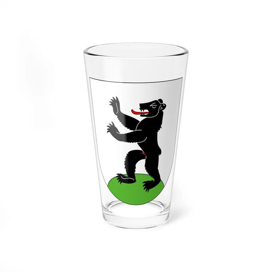 Bühler-coat of arms (Switzerland) (Coat of Arms) Pint Glass 16oz 16oz - Go Mug Yourself