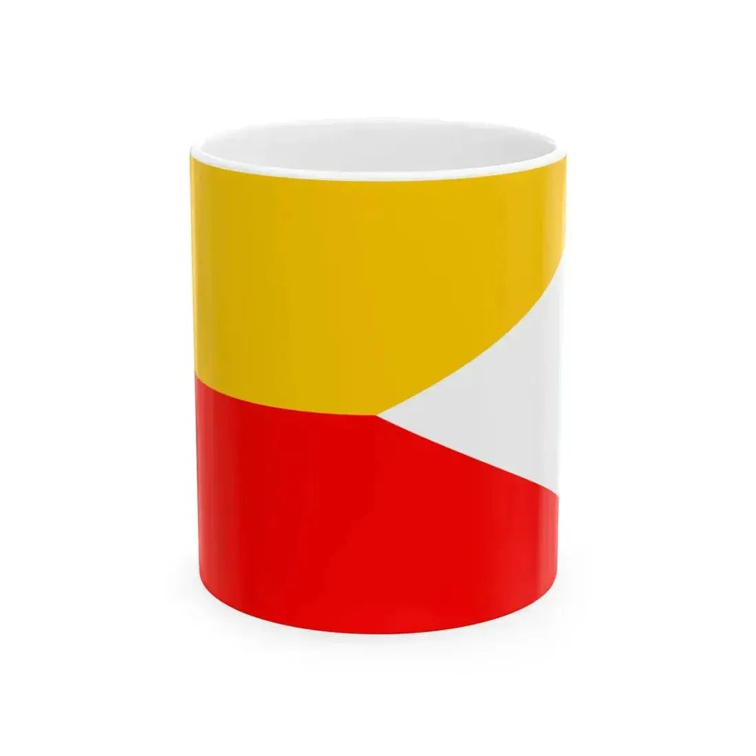 Bhor flag (India) White Coffee Mug 11oz - Go Mug Yourself
