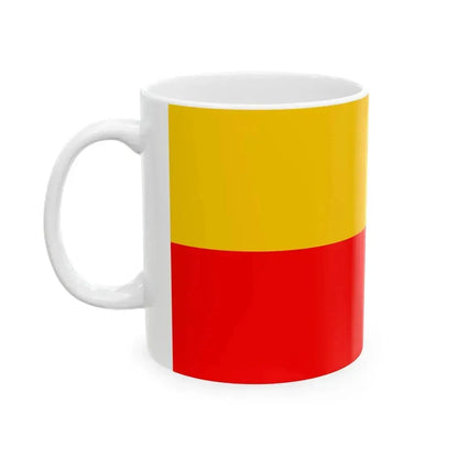 Bhor flag (India) White Coffee Mug - Go Mug Yourself