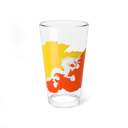 Bhutan Map Flag (Bhutan) Pint Glass 16oz 16oz - Go Mug Yourself