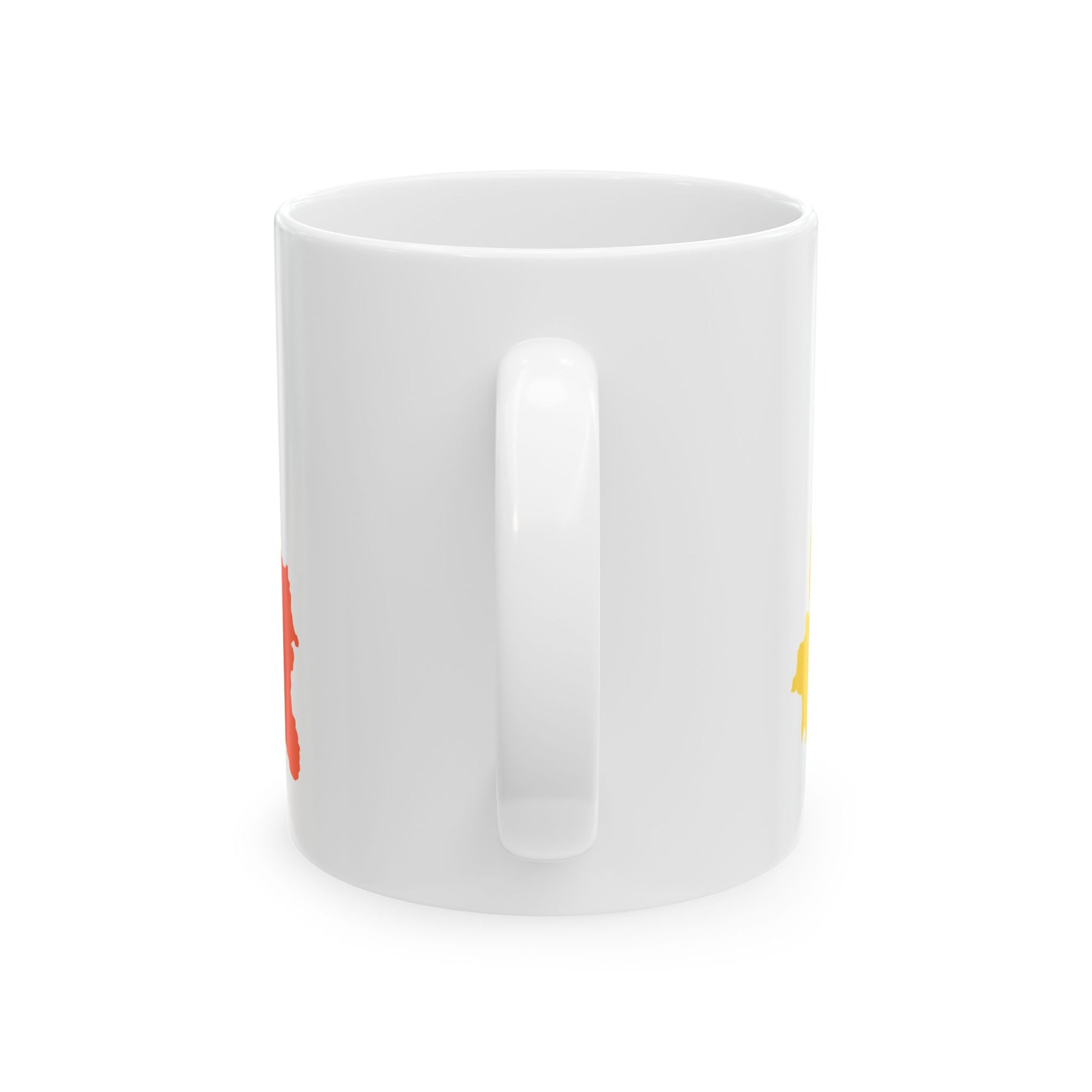 Bhutan Map Flag (Bhutan) White Coffee Mug-Go Mug Yourself