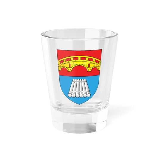 BIA Mosty COA (Belarus) (Coat of Arms) Shot Glass 1.5oz 1.5oz - Go Mug Yourself