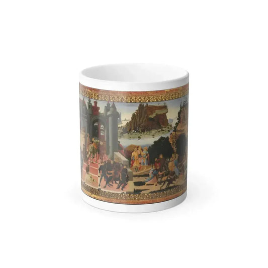 Biagio d'Antonio (%3f-1516) and Jacopo del Sellaio (c1441-1493) Scenes from the Story of the Argonauts -0 - Color Changing Mug 11oz 11oz - Go Mug Yourself
