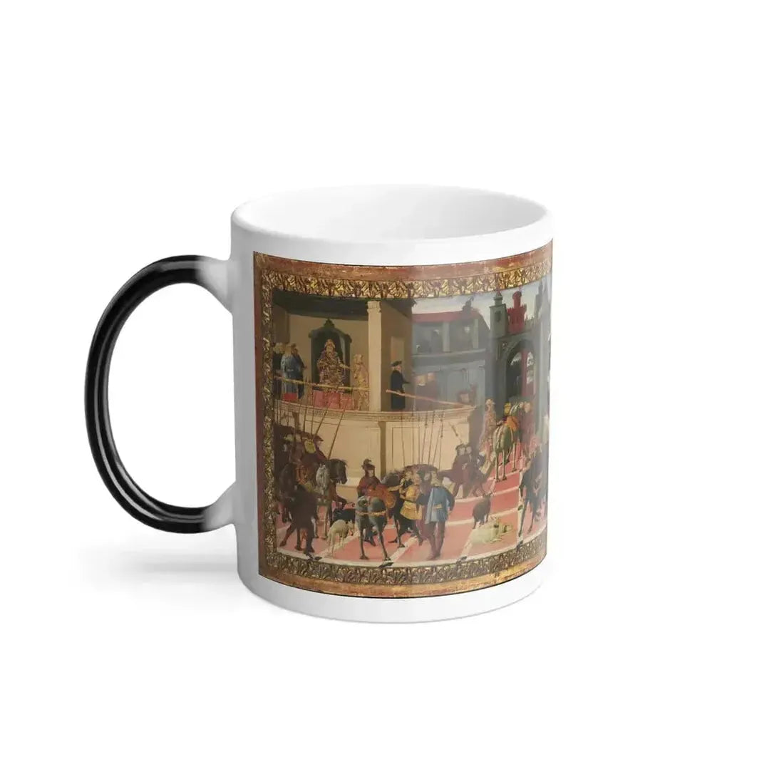 Biagio d'Antonio (%3f-1516) and Jacopo del Sellaio (c1441-1493) Scenes from the Story of the Argonauts -0 - Color Changing Mug 11oz - Go Mug Yourself