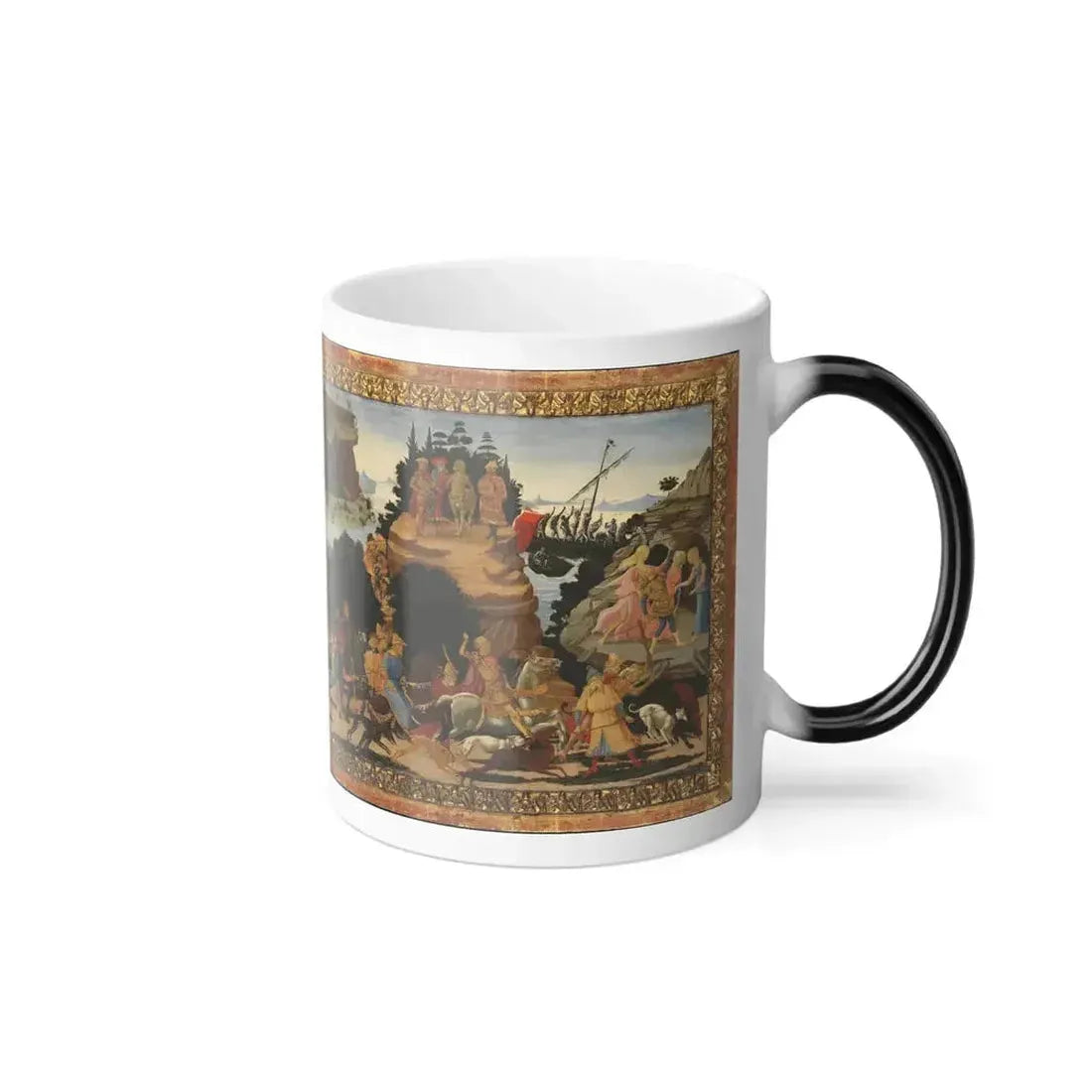 Biagio d'Antonio (%3f-1516) and Jacopo del Sellaio (c1441-1493) Scenes from the Story of the Argonauts -0 - Color Changing Mug 11oz - Go Mug Yourself